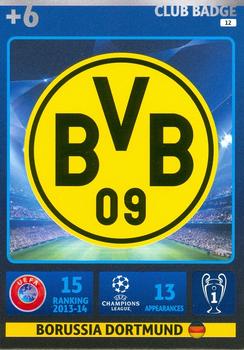 2014-15 Panini Adrenalyn XL UEFA Champions League #12 Borussia Dortmund Front