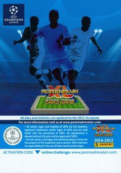 2014-15 Panini Adrenalyn XL UEFA Champions League #15 Galatasaray AS Back