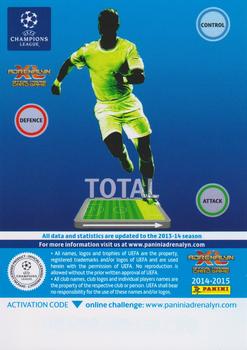 2014-15 Panini Adrenalyn XL UEFA Champions League #114 Pierre-Emerick Aubameyang Back