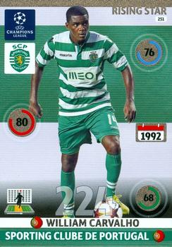 2014-15 Panini Adrenalyn XL UEFA Champions League #251 William Carvalho Front