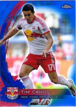 2014 Topps Chrome MLS - Blue Refractors #14 Tim Cahill Front