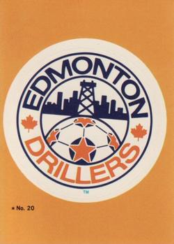 1979 Topps NASL #20 Edmonton Drillers Logo Front
