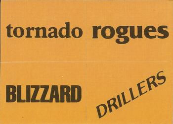 1979 Topps NASL #28 Tornado / Rogues / Blizzard / Drillers Front