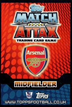 2014-15 Topps Match Attax Premier League #9 Mikel Arteta Back