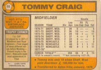 1978-79 Topps #55 Tommy Craig Back
