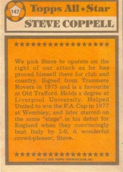 1978-79 Topps #147 Steve Coppell Back