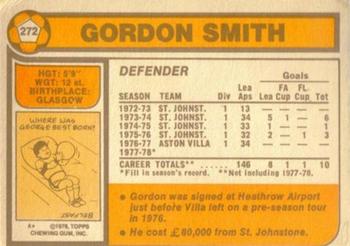 1978-79 Topps #272 Gordon Smith Back