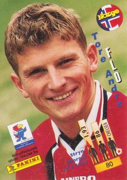 1998 Panini World Cup #80 Tore Andre Flo  Back