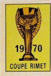 1970 Panini FIFA World Cup Mexico Stickers #NNO World Cup Trophy Front