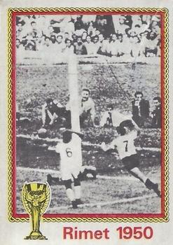 1974 Panini FIFA World Cup Munich Stickers #29 Uruguay-Brazilia 2-1 Front
