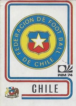 1974 Panini FIFA World Cup Munich Stickers #130 Stema Chile Front