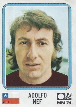 1974 Panini FIFA World Cup Munich Stickers #134 Adolfo Nef Front