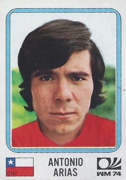 1974 Panini FIFA World Cup Munich Stickers #139 Antonio Arias Front