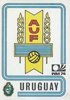 1974 Panini FIFA World Cup Munich Stickers #215 Stema Uruguay Front