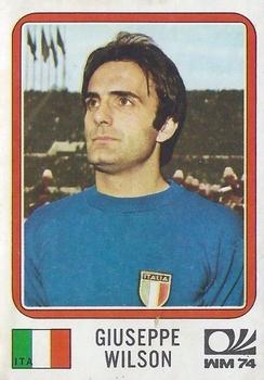 1974 Panini FIFA World Cup Munich Stickers #296 Giuseppe Wilson Front