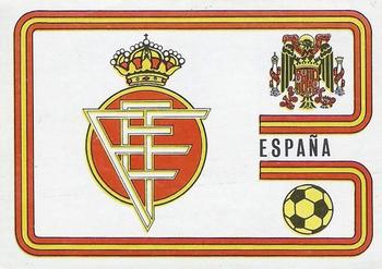 1974 Panini FIFA World Cup Munich Stickers #373 Spain Badge Front