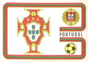 1974 Panini FIFA World Cup Munich Stickers #398 Portugal Badge Front