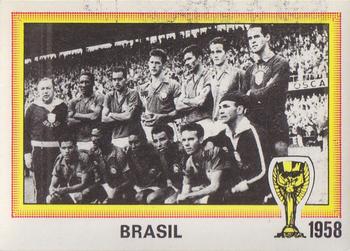 1978 Panini FIFA World Cup Argentina Stickers #19 Champions Brasil Front