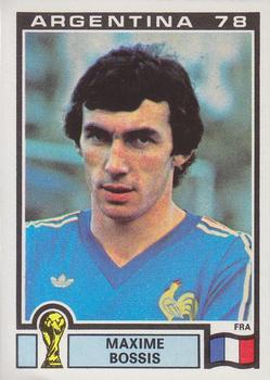 1978 Panini FIFA World Cup Argentina Stickers #86 Maxime Bossis Front