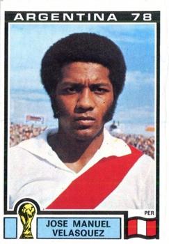1978 Panini FIFA World Cup Argentina Stickers #304 Jose Manuel Velasquez Front
