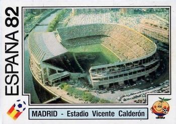 1982 Panini FIFA World Cup Spain Stickers #12 Estadio Vicente Calderon Front