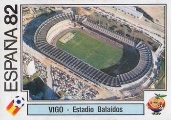 1982 Panini FIFA World Cup Spain Stickers #21 Estadio Municipal de Balaidos Front
