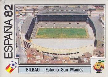 1982 Panini FIFA World Cup Spain Stickers #31 San Mames Stadium Front