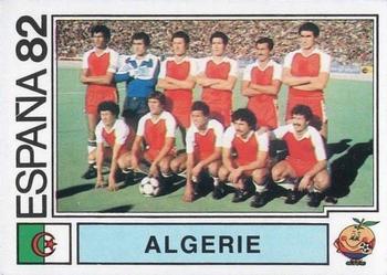 1982 Panini FIFA World Cup Spain Stickers #101 Algerie (team) Front