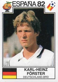 1982 Panini FIFA World Cup Spain Stickers #116 Karl-Heinz Förster Front