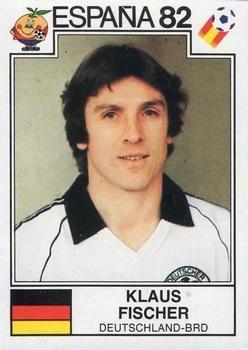 1982 Panini FIFA World Cup Spain Stickers #125 Klaus Fischer Front