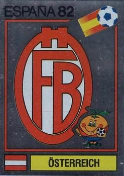 1982 Panini FIFA World Cup Spain Stickers #128 Österreich (emblem) Front
