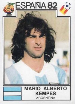 1982 Panini FIFA World Cup Spain Stickers #180 Mario Alberto Kempes Front