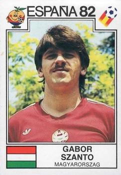 1982 Panini FIFA World Cup Spain Stickers #186 Gabor Szanto Front