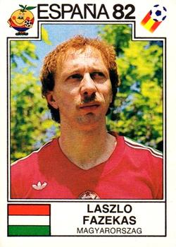 1982 Panini FIFA World Cup Spain Stickers #195 Laszlo Fazekas Front