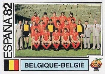 1982 Panini FIFA World Cup Spain Stickers #201 Belgique-Belgie (team) Front