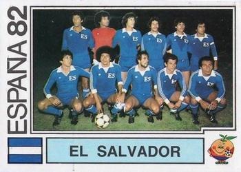 1982 Panini FIFA World Cup Spain Stickers #219 El Salvador (team) Front