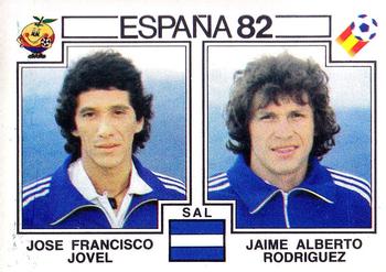 1982 Panini FIFA World Cup Spain Stickers #221 Jose Francisco Jovel / Jaime Alberto Rodrigues Front