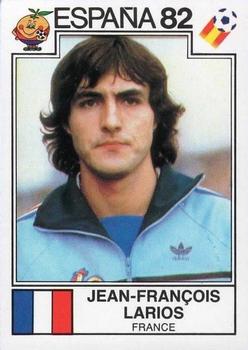1982 Panini FIFA World Cup Spain Stickers #284 Jean-Francois Larios Front