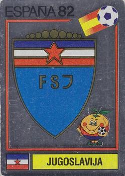1982 Panini FIFA World Cup Spain Stickers #310 Jugoslavija (emblem) Front
