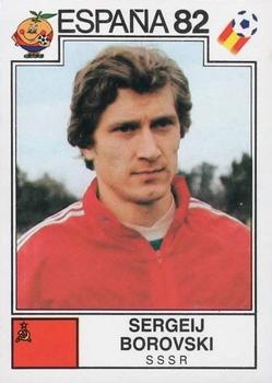 1982 Panini FIFA World Cup Spain Stickers #389 Sergeij Borovski Front