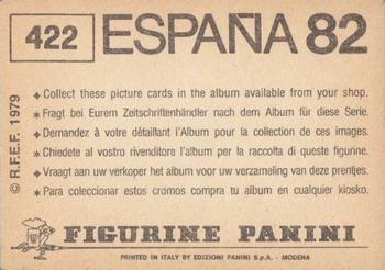 1982 Panini FIFA World Cup Spain Stickers #422 Glen Adam / Adrian Elrick Back