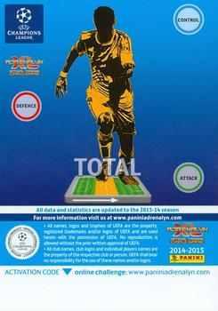 2014-15 Panini Adrenalyn XL UEFA Champions League - Limited Editions #MAN-TY Yaya Toure Back