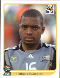 2010 Panini FIFA World Cup Stickers (Black Back) #32 Itumeleng Khune Front