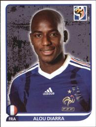 2010 Panini FIFA World Cup Stickers (Black Back) #97 Alou Diarra Front
