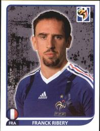 2010 Panini FIFA World Cup Stickers (Black Back) #100 Franck Ribery Front
