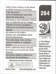 2010 Panini FIFA World Cup Stickers (Black Back) #264 Heiko Westermann Back