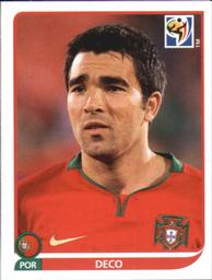 2010 Panini FIFA World Cup Stickers (Black Back) #556 Deco Front