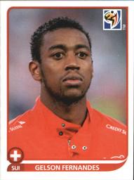 2010 Panini FIFA World Cup Stickers (Black Back) #594 Gelson Fernandes Front