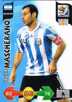 2010 Panini Adrenalyn XL World Cup (International Edition) #NNO Javier Mascherano Front