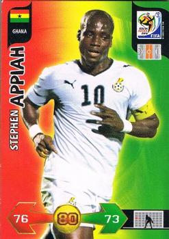2010 Panini Adrenalyn XL World Cup (International Edition) #NNO Stephen Appiah Front